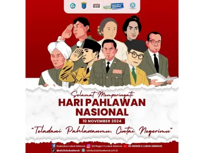 Selamat Hari Pahlawan Nasional